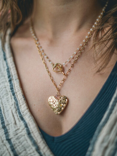 Collier Coeur de Lune